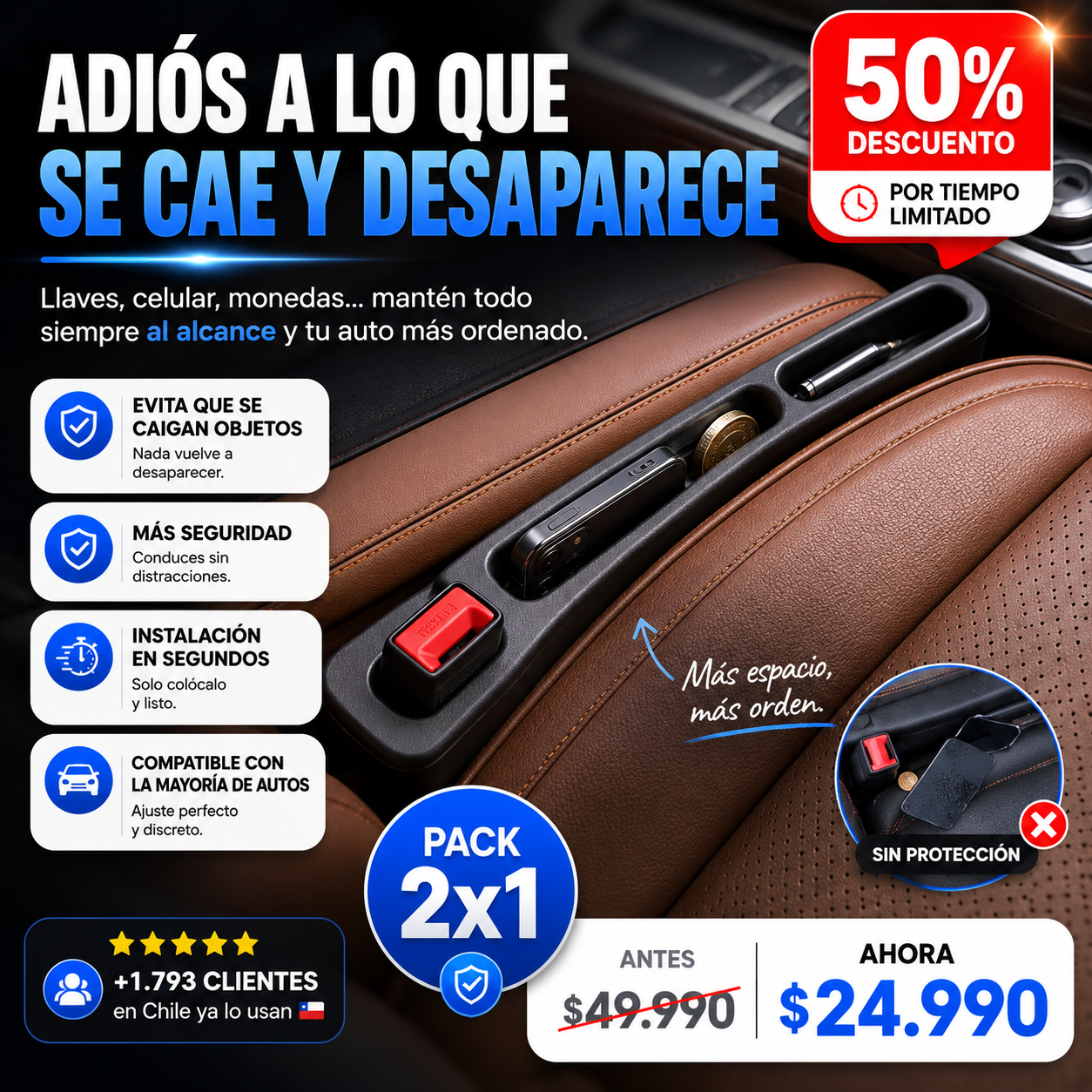 GapLock™| Orden inteligente para tu vehículo.