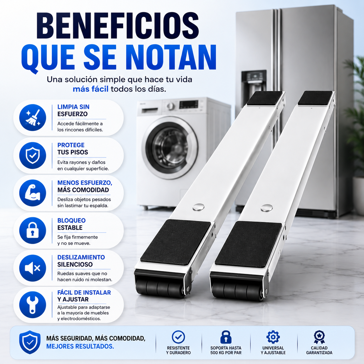 GlideCore™| Mueve el peso, no el esfuerzo