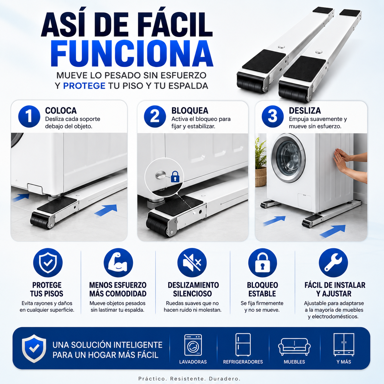 GlideCore™| Mueve el peso, no el esfuerzo