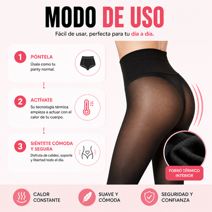 Panty Efecto Piel Faja Reductora